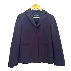 Luisa Cerano navy blue Classic Blazer size 10 jacket